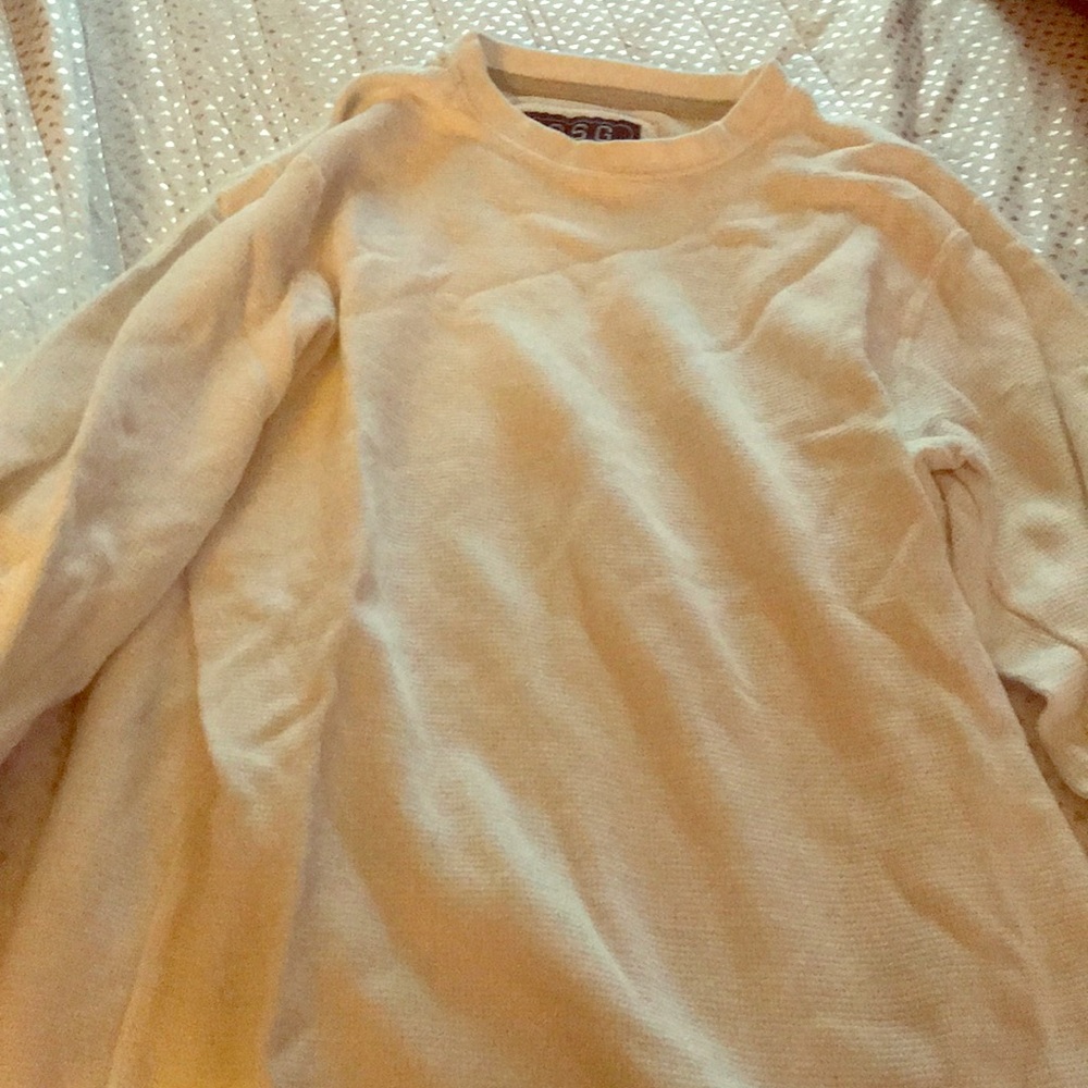 Champs white thermal shirt